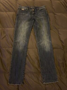 Michael Kors Men's Straight Jeans in Faded Blue